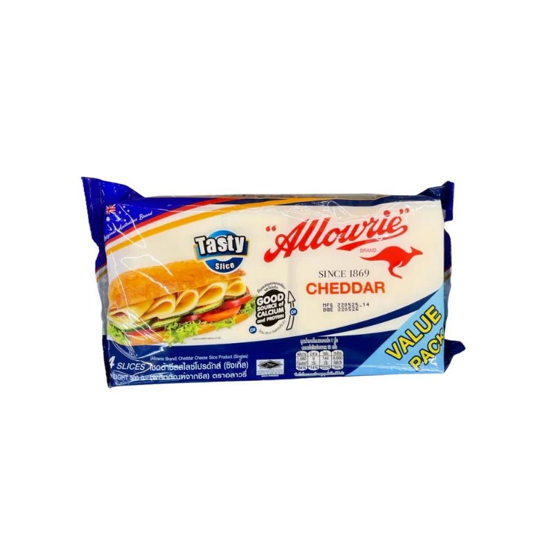 Allowrie Cheddar Cheese 24 Slices 500g - Bangkok FreshLink
