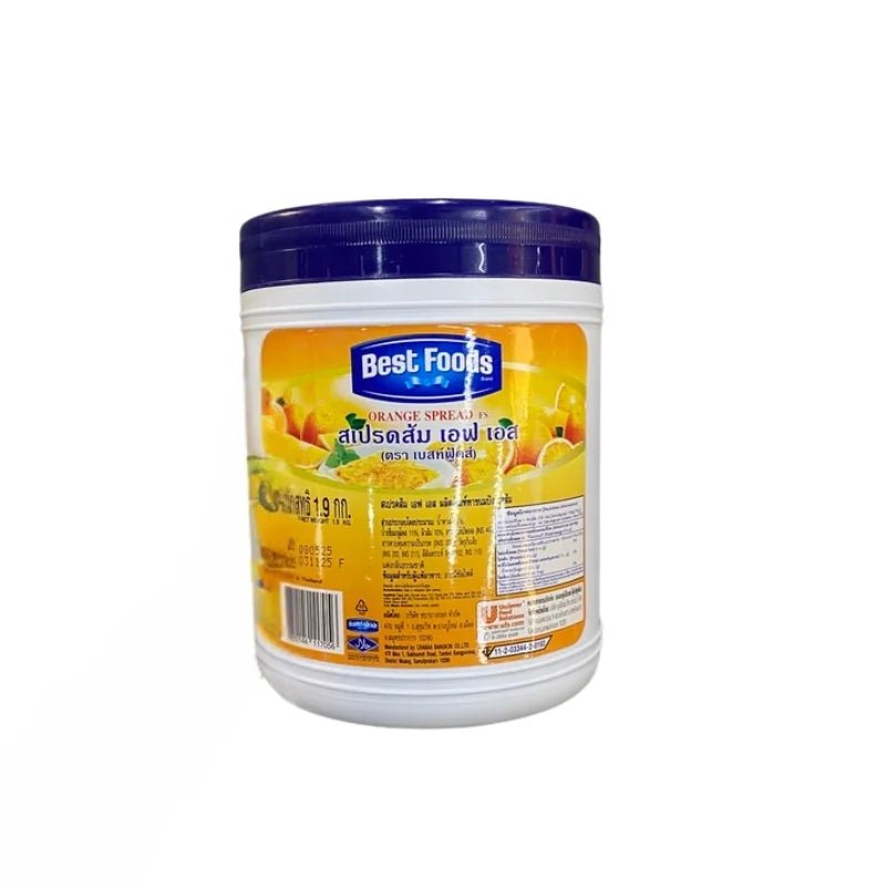 Best Foods FS Orange Spread 1.9kg - Bangkok FreshLink