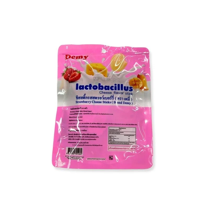 Demy Strawberry Cheese Sticks (70g Pack) - Bangkok FreshLink