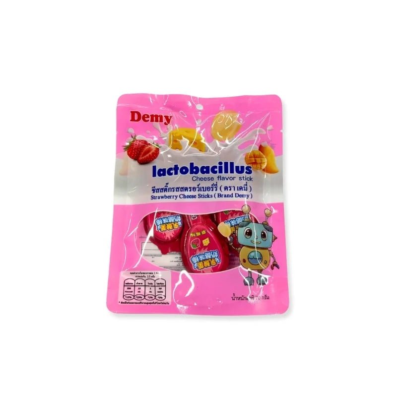 Demy Strawberry Cheese Sticks (70g Pack) - Bangkok FreshLink