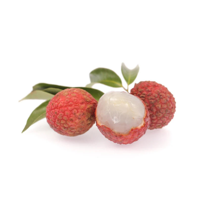 Emperor lychee on a white background