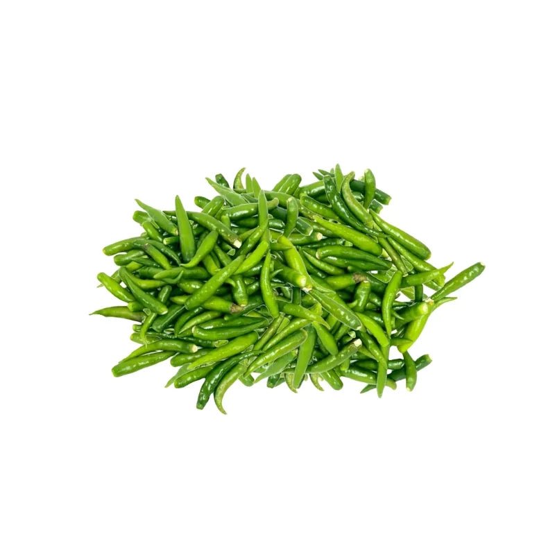 Green Chili Spur Peppers (Stem Removed) Per kg - Bangkok FreshLink