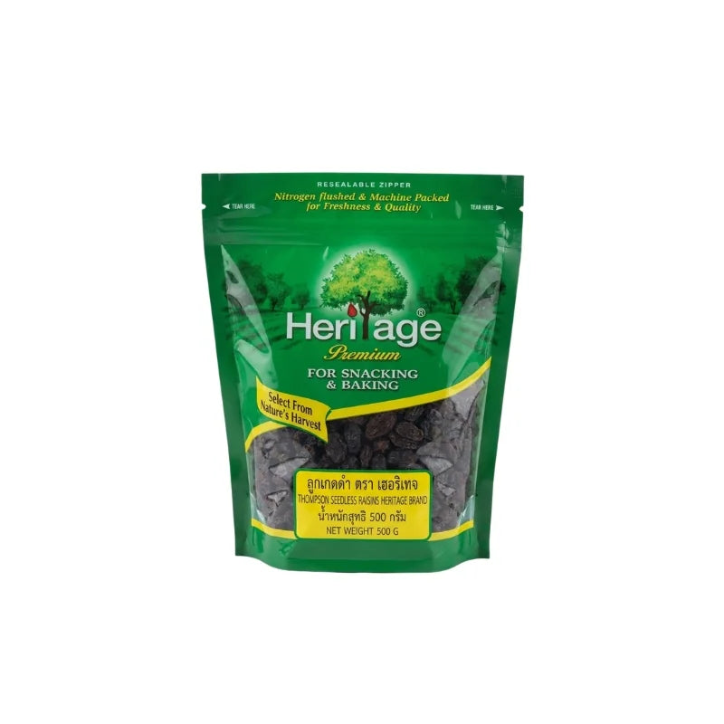 Heritage Black Raisins 500 g
