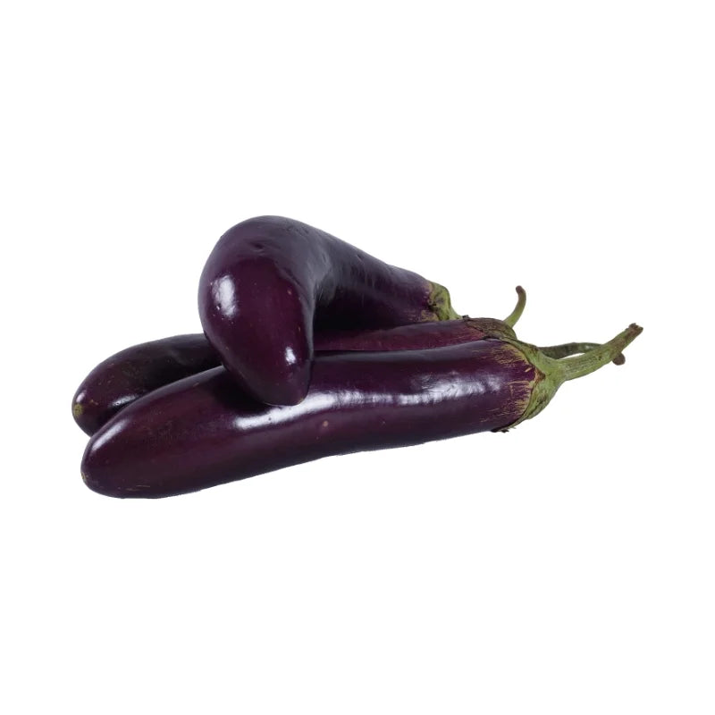 มะเขือม่วงก้านดำ ปลอดสาร 300 กรัม