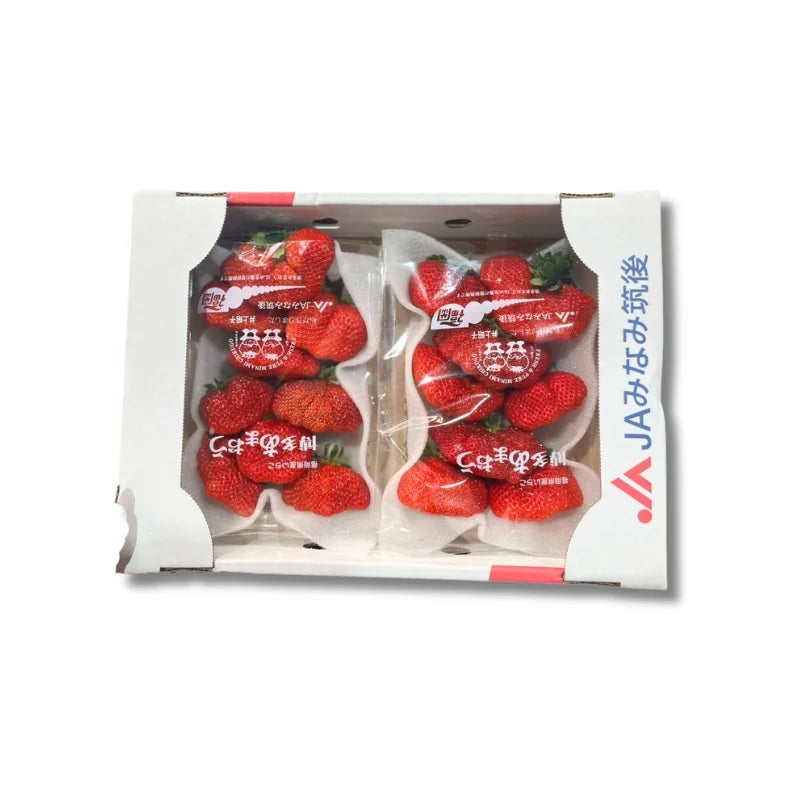 สตรอว์เบอร์รี่ญี่ปุ่นอะมาโอะ 250 กรัม 2แพ็ค/ถาด