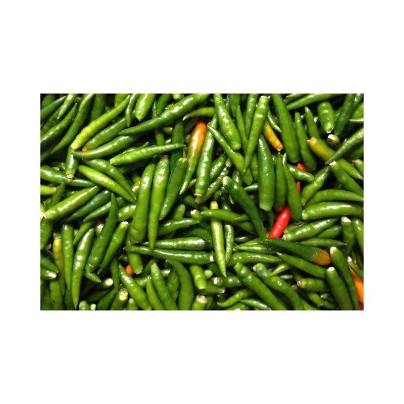 Jinda Chili Peppers (Green, Stem Removed) 500g - Bangkok FreshLink