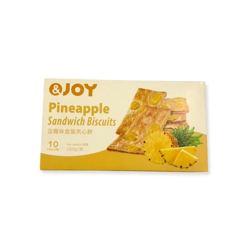 &Joy Pineapple Cream Biscuits (150g Box) - Bangkok FreshLink
