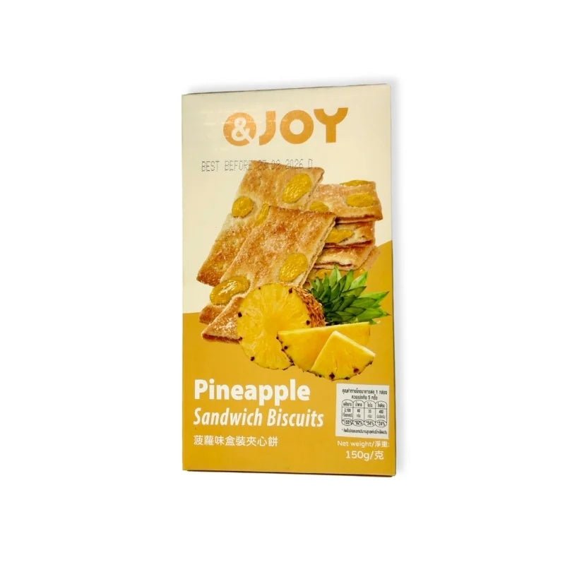 &Joy Pineapple Cream Biscuits (150g Box) - Bangkok FreshLink