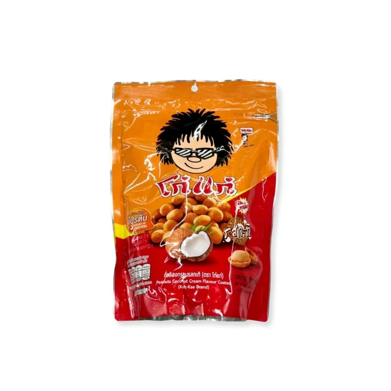 Kohkae Crispy Coated Peanuts (Coconut Cream Flavor) 500g Bag