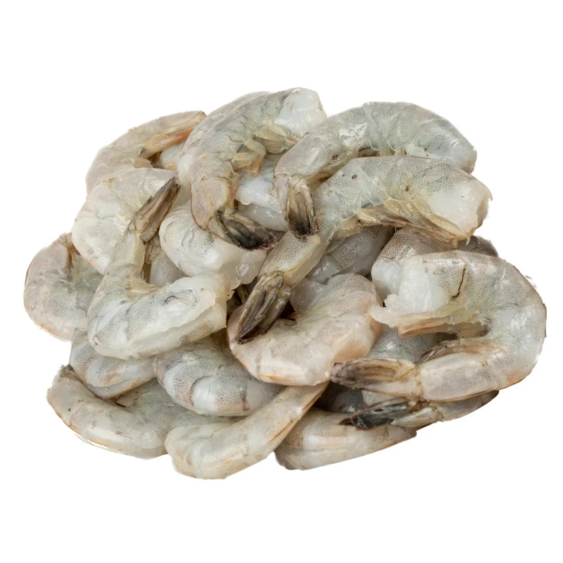 Chilled White Shrimp Peeled, Deveined, Tail-On 35–40 Per kg