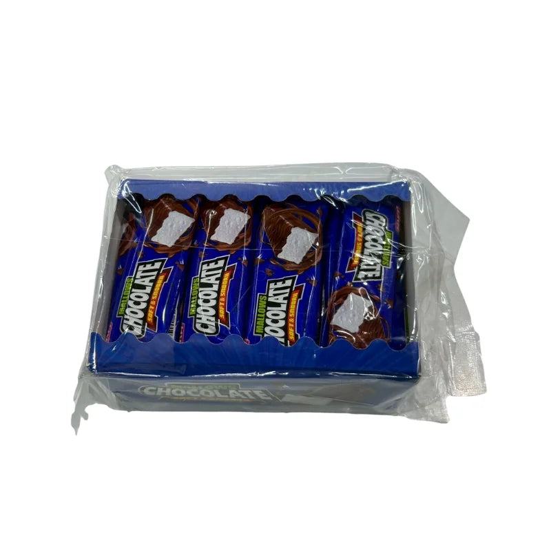Mallows มาร์ชเมลโล่เคลือบช็อกโกแลต 10 กรัม x 24 ชิ้น