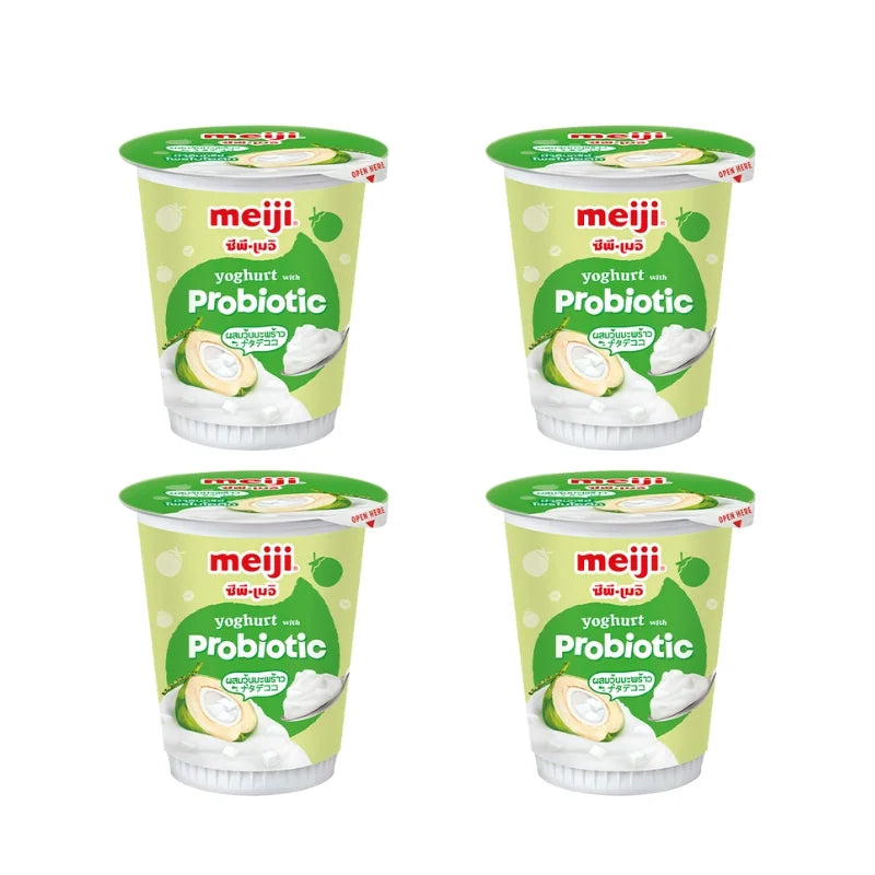 明治酸奶 椰果 135克 x 4