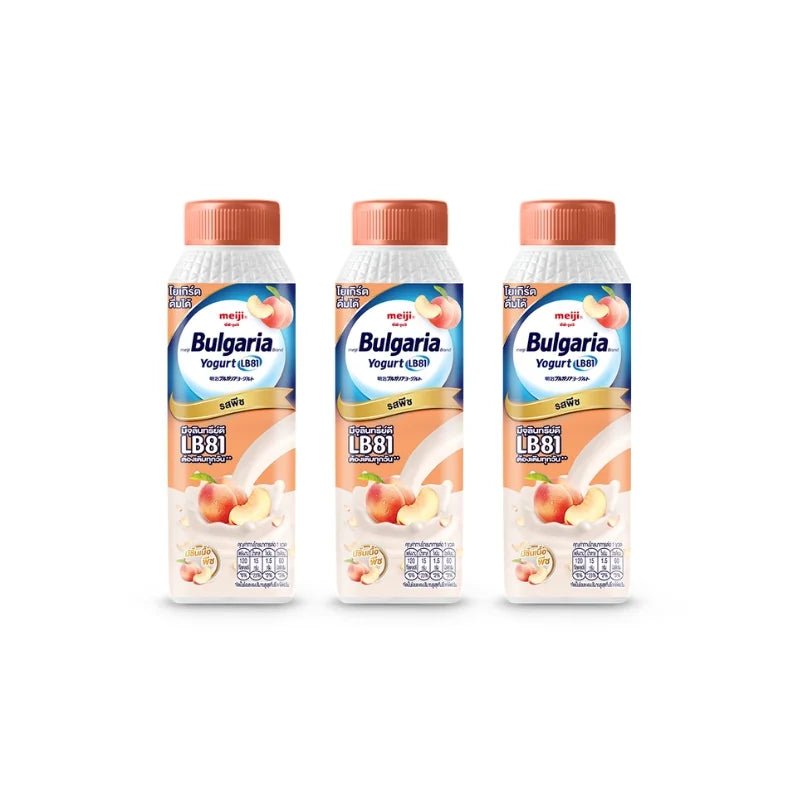 Meiji Bulgaria Drinking Yogurt Peach 150g x 3 - Bangkok FreshLink