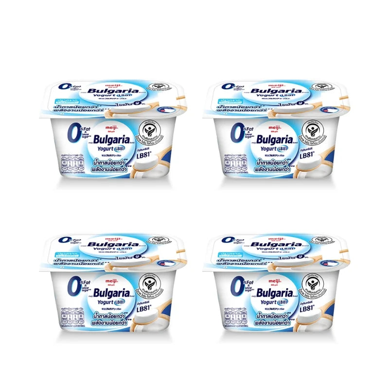 Meiji Bulgaria Yogurt Fat Free 110g x 4