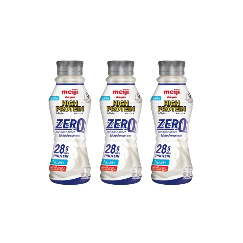 明治高蛋白 无加糖 350毫升 x 3