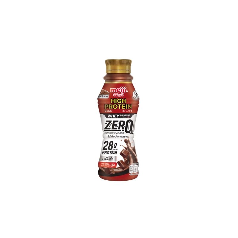 Meiji High Protein Whey Chocolate Flavor No Sugar Added 350ml - Bangkok FreshLink