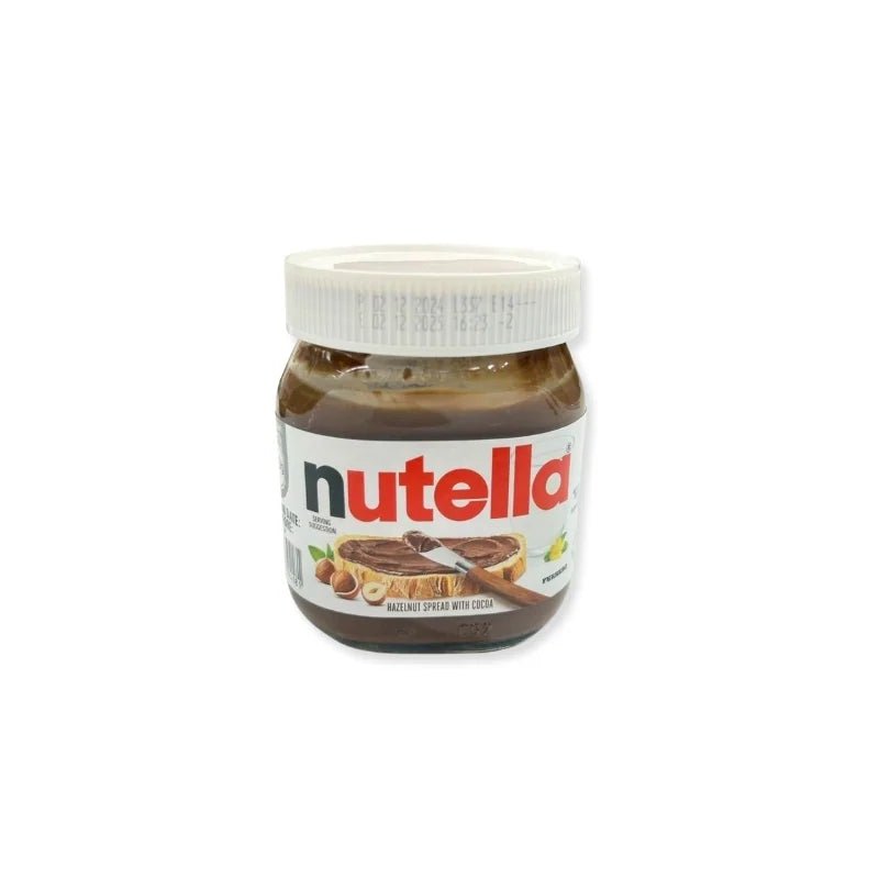 Nutella hazelnut spread 350g jar on a white background