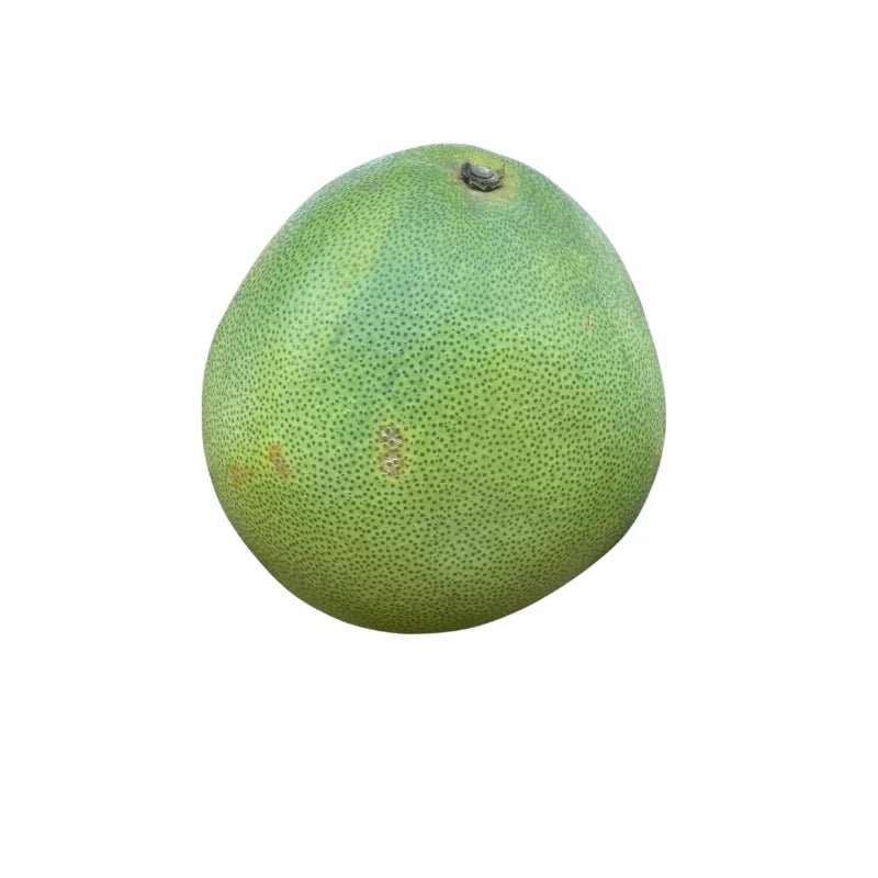 White honey pomelo on a white background