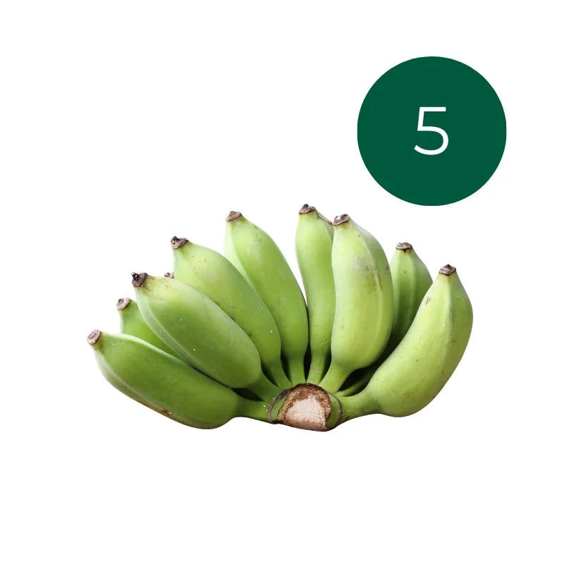 Raw Namwa Banana (Size S) 5 Bunches