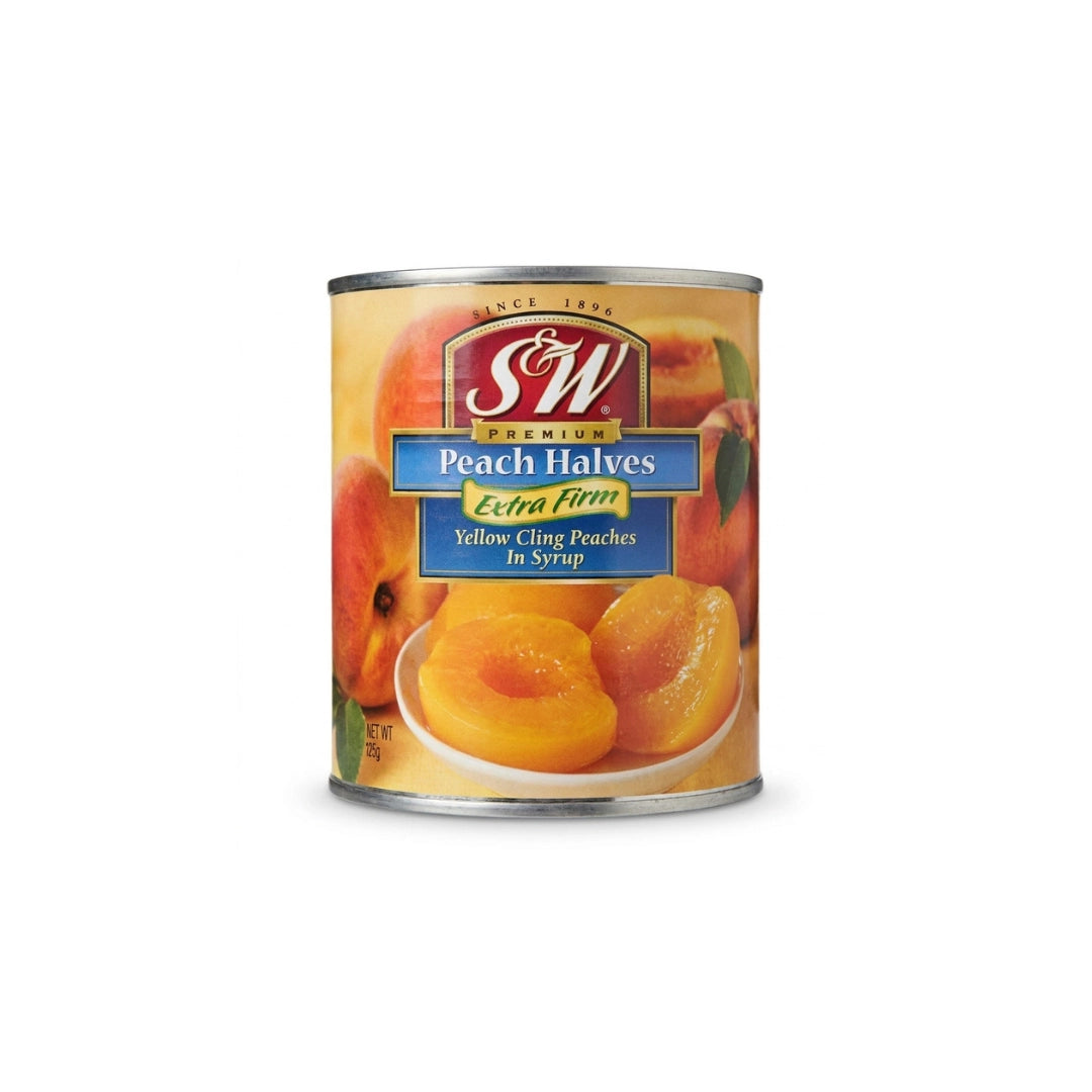 ลูกพีชในน้ำเชื่อม ตรา S&W 29 ออนซ์