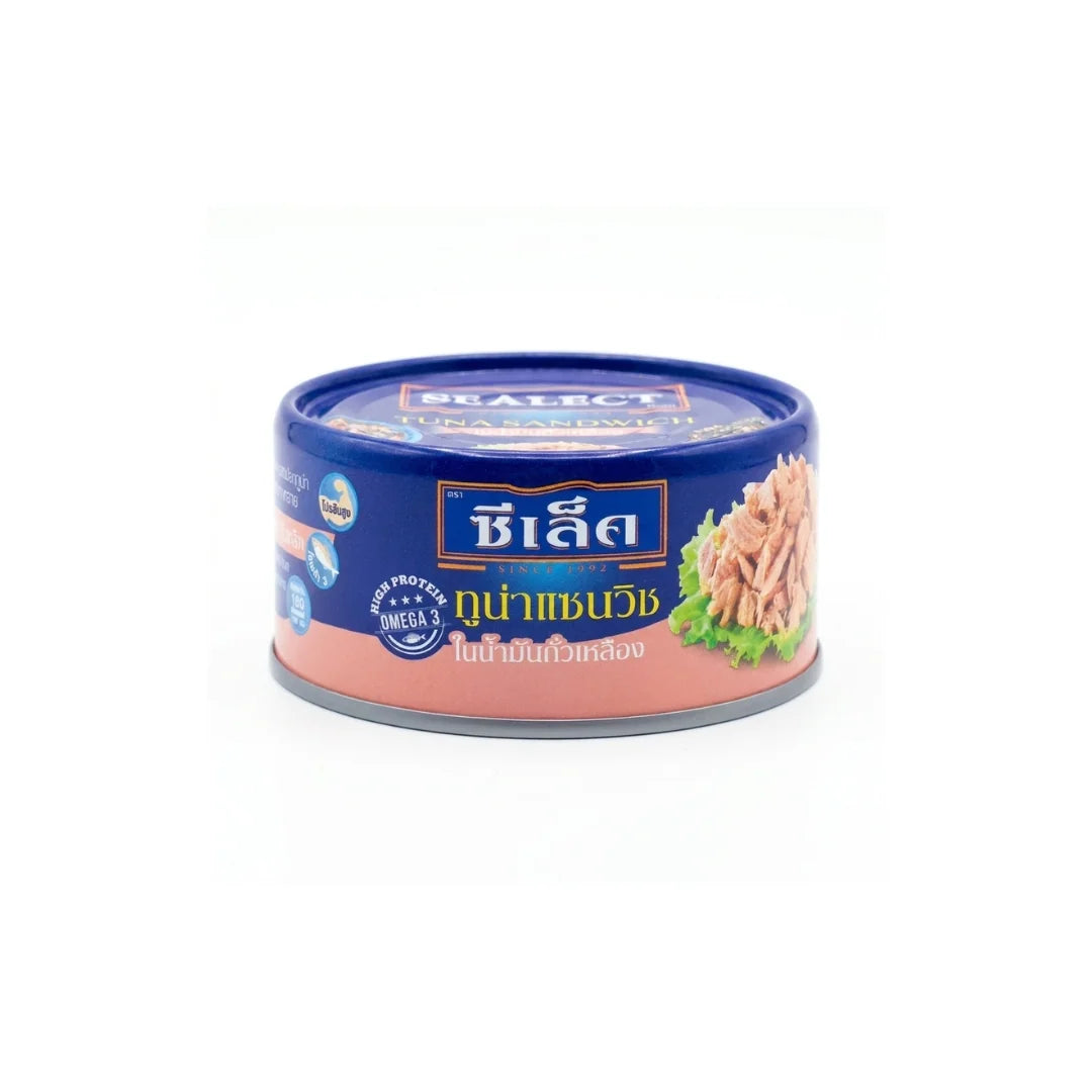 ปลาทูน่าแซนวิชในน้ำมัน ซีเล็ค 165 กรัม