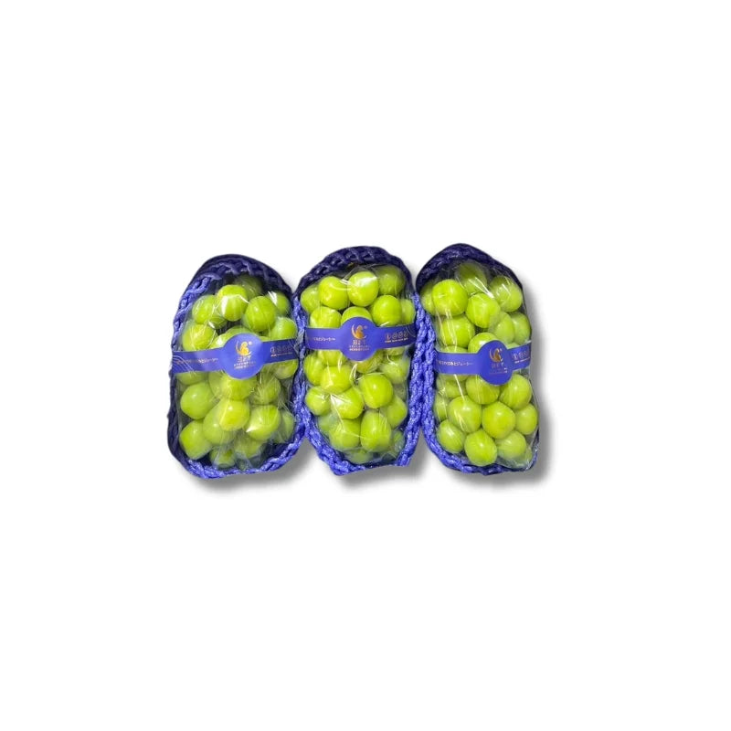 องุ่นไซมัสแคทแบรนด์นกแก้วกล่องฝาครอบ 3ช่อ/กล่อง