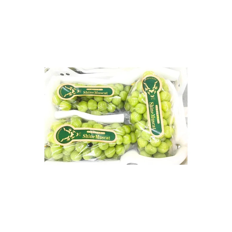 องุ่นไซมัสแคทห่อ 3-4 ช่อ/ตะกร้า