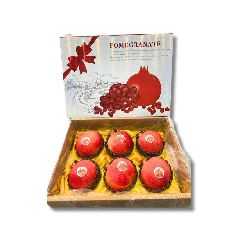 Spanish Pomegranates 6-7 Pieces Per Box