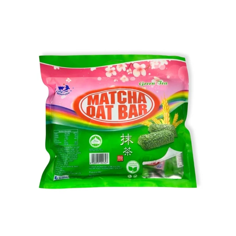 Twin Dolphin Green Tea Oat Bars (300g Pack)