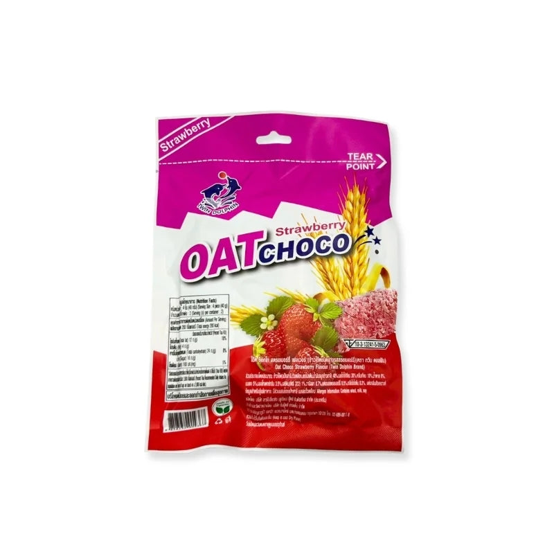 Twin Dolphin Strawberry Flavored Oat Bars (80g Pack)