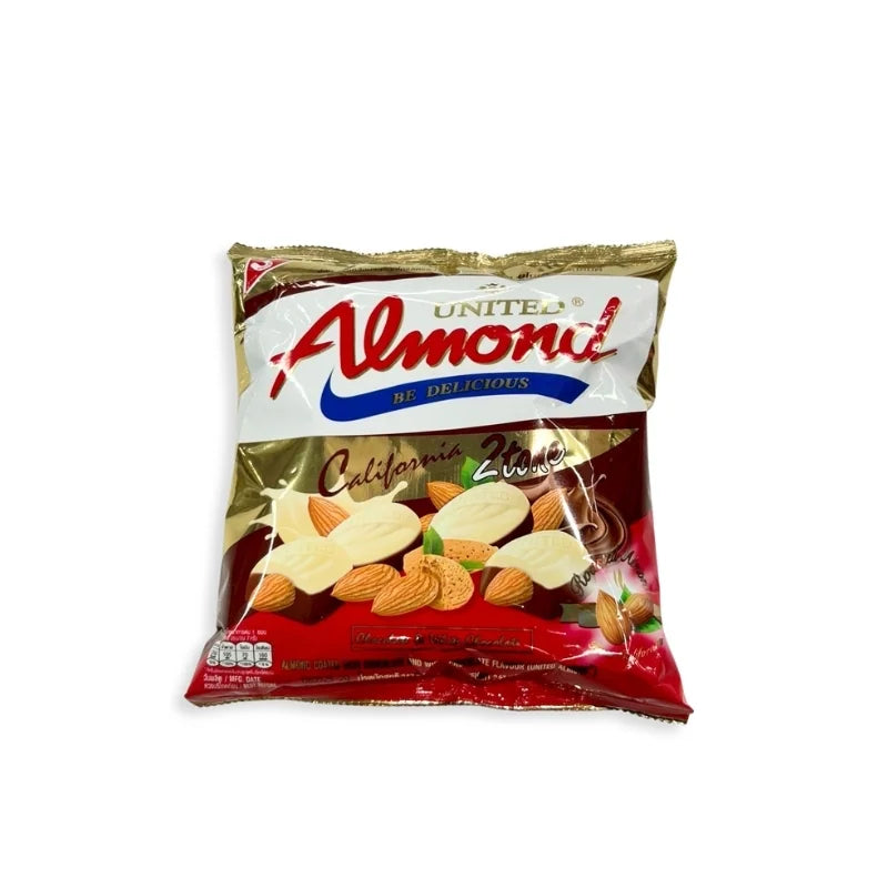 United Chocolate & White Chocolate Coated Almonds (247.5 g Pack)
