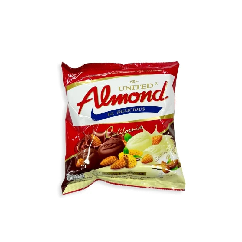 United White Chocolate-Coated Almonds (247.5 g Pack)