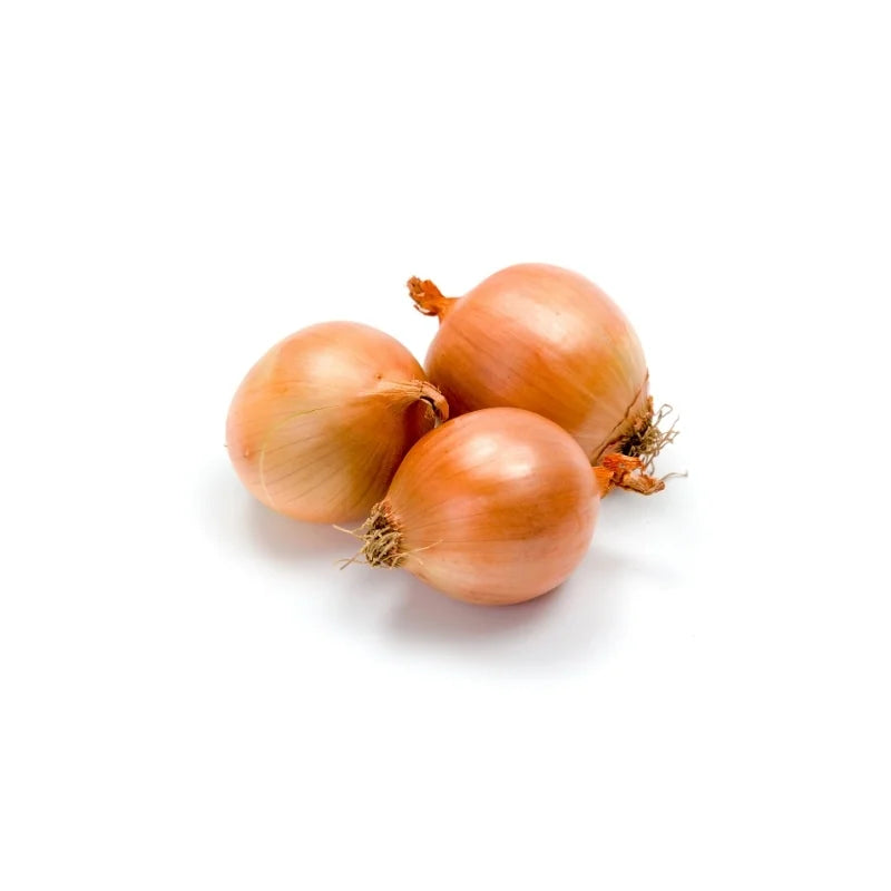 Fresh Yellow Onion 500g pack on white background — firm yellow onions for sautéing, roasting, and everyday cooking.