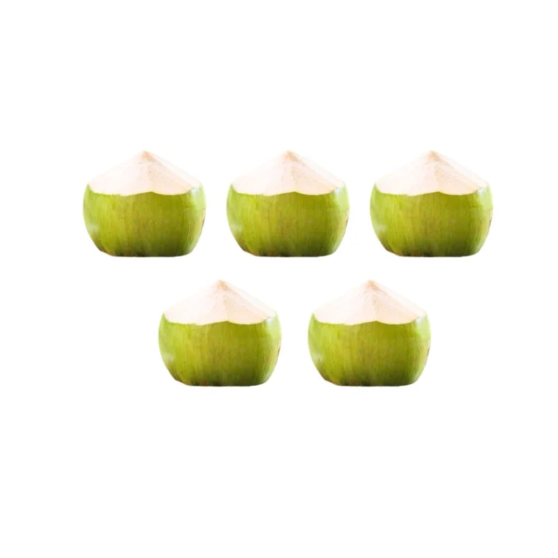 Young Coconut (Green Peel) 5 Pieces