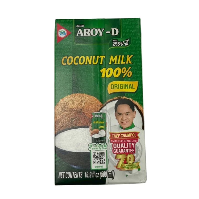 Aroy - D 100% Coconut Milk 500ml/Carton - Bangkok FreshLink