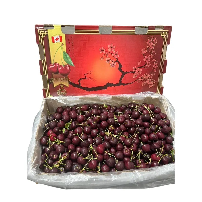 Sandher Canada Cherries 5kg/Box Size 9cm