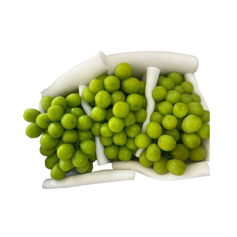 AQ Brand Shine Muscat Grapes 3 Bunches (Total Weight Including Basket 4.8kg)