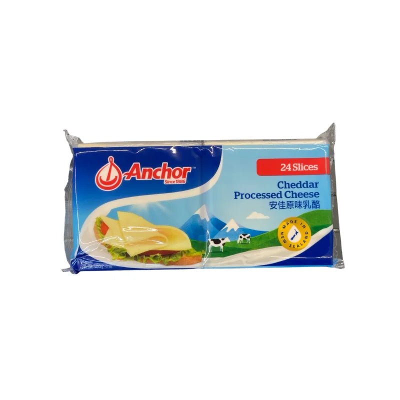 Anchor Cheddar Cheese 24 Slices 500g | Convenient Cheese Slices for ...