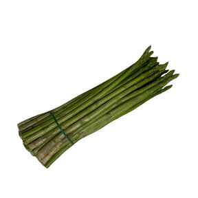 Asparagus size B on a white background