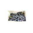 Box of grapes on a white background