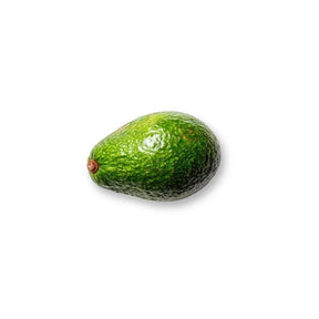 Fresh Hass avocado, creamy green avocado, 1 piece isolated on white background
