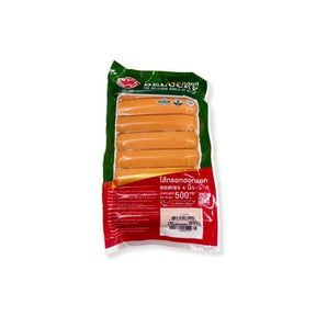 Be Lucky hot dogs, classic sausage hot dogs, 500g pack isolated on white background