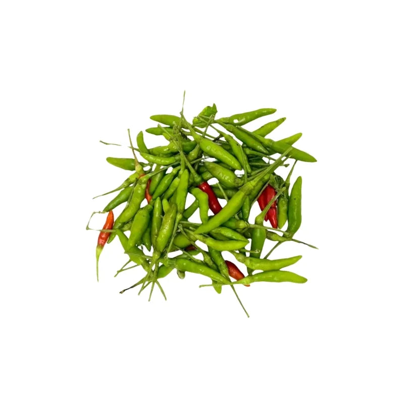 พริกขี้หนูสวนเล็ก (เขียวผสมแดง) 100 กรัม