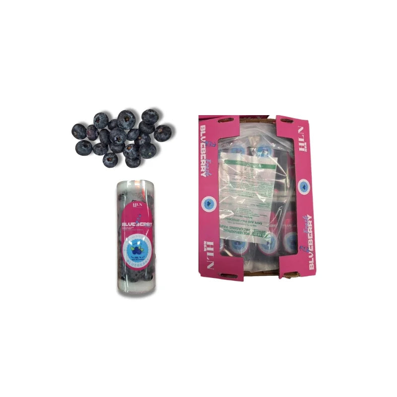 บลูเบอร์รี่หลอด 8หลอด/ถาด