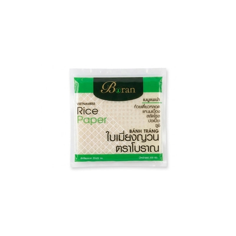 โบราณ แผ่นแป้งเมี่ยงเวียดนามสี่เหลี่ยม 22 ซม. 300 ก.
