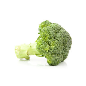 Broccoli pack on a white background