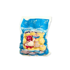 Chaiyo pork tofu, soft tofu mixed with pork, 500g pack isolated on white background