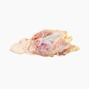 Chicken carcass on a white background