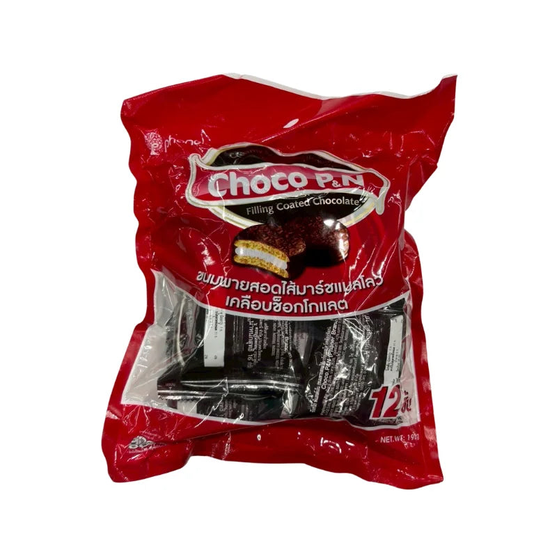 Chocolate Coated Marshmallow Pie (192g x 12 Pieces/Pack)