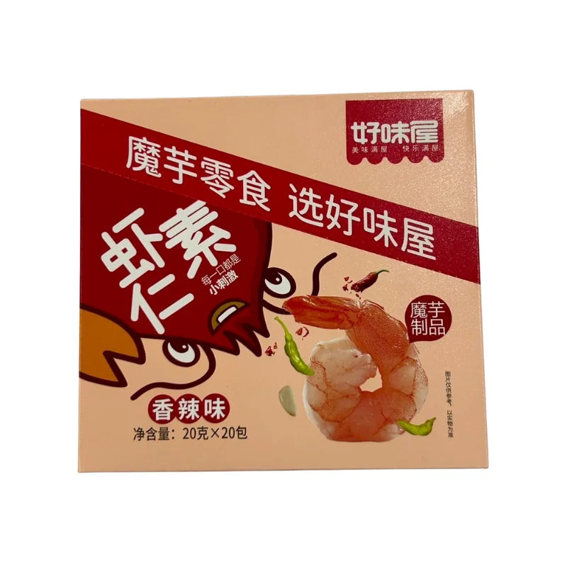 กุ้งกรุบ รสเผ็ดหมาล่า 20 ซอง / กล่อง